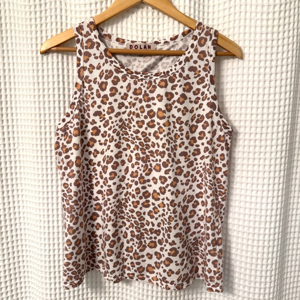 Anthropologie | Dolan | Leopard Print Women's Tank Top Size Small